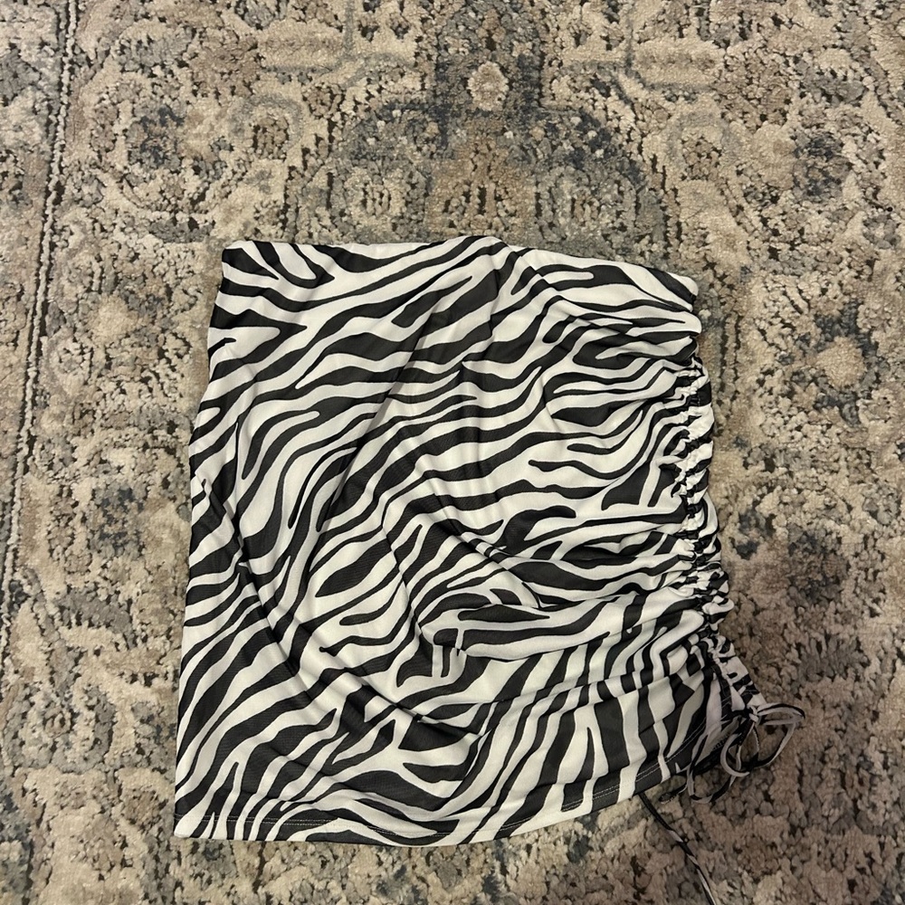 PRINCESS POLLY MINI ZEBRA SKIRT